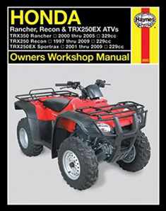 Honda Rancher, Recon & TRX250EX ATVs (97 - 09) Haynes Repair Manual (Paperback)