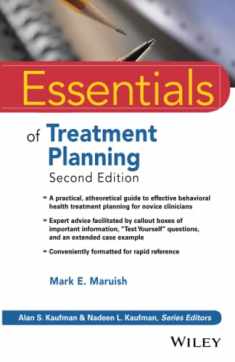 Essentials of Treatment Planning (Essentials of Psychological Assessment)