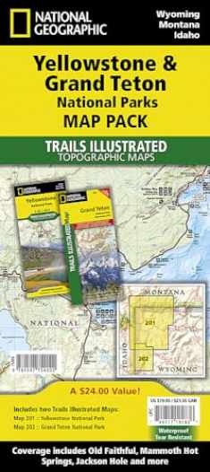 Yellowstone and Grand Teton National Parks [Map Pack Bundle] (National Geographic Trails Illustrated Map)