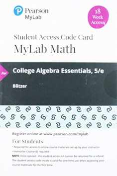 College Algebra Essentials -- MyLab Math with eText