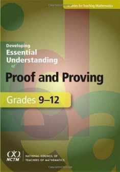 Developing Essential Understanding of Proof and Proving for Teaching Mathematics in Grades 9–12
