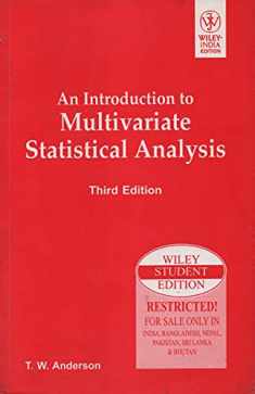 An Introduction to Multivariate Statistical Analysis, 3rd Edition