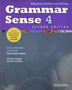 Grammar Sense 4 Student Book with Online Practice Access Code Card (Advanced Grammar and Writing)