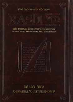 Sapirstein Edition Rashi: The Torah with Rashi's Commentary Translated, Annotated and Elucidated, Vol. 5 [Student Size], Deuteronomy [Devarim]