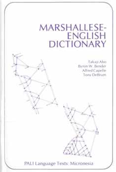 Marshallese-English Dictionary (PALI Language Texts―Micronesia)