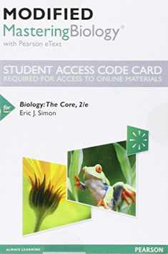 Modified Mastering Biology with Pearson eText -- Standalone Access Card -- for Biology: The Core (2nd Edition)