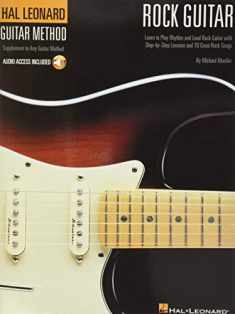Hal Leonard Rock Guitar Method Book/Online Audio (Hal Leonard Guitar Method (Songbooks))