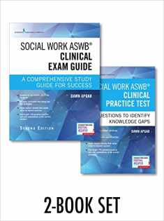 Social Work ASWB Clinical Exam Guide and Practice Test, Second Edition Set - Includes a Comprehensive Study Guide and LCSW Practice Test Book with 170 Questions, Free Mobile and Web Access Included