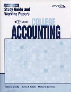 College Accounting Chapters 13-28 Study Guide and Working Papers, Fifth Edition