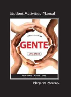 Student Activities Manual for Gente: Nivel básico