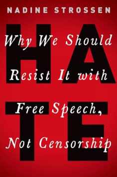 HATE: Why We Should Resist it With Free Speech, Not Censorship (Inalienable Rights)