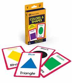 Carson Dellosa Colors and Shapes Flash Cards for Toddlers 2-4 Years, Shape Flash Cards and Primary Colors for Preschool, Kindergarten, Educational Games for Kids Ages 4+