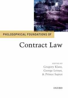 Philosophical Foundations of Contract Law (Philosophical Foundations of Law)