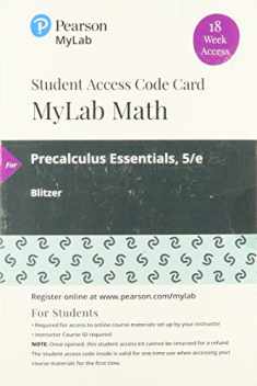 Precalculus Essentials -- MyLab Math with Pearson eText