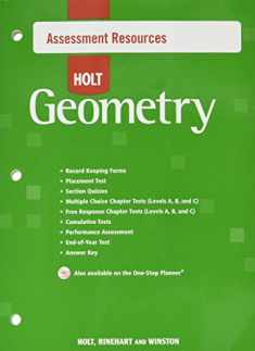Assessment Resources With Answer Key Geometry 2007