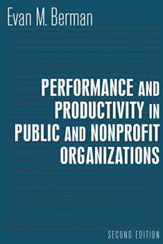 Performance and Productivity in Public and Nonprofit Organizations