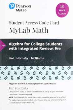 Algebra for College Students -- MyLab Math with Pearson eText Access Code