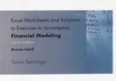 Excel Worksheets and Solutions to Exercises to Accompany Financial Modeling, fourth edition, Access Code (The MIT Press)