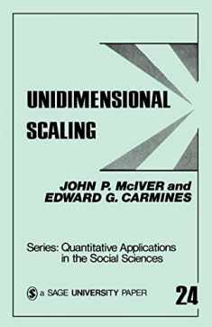 Unidimensional Scaling (Quantitative Applications in the Social Sciences)