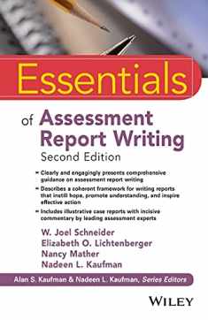 Essentials of Assessment Report Writing (Essentials of Psychological Assessment)