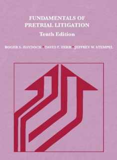 Fundamentals of Pretrial Litigation (Coursebook)
