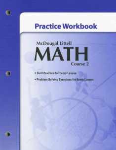 McDougal Littell Math Course 2: Practice Workbook