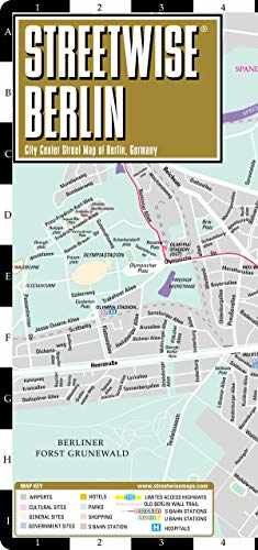 Streetwise Berlin Map - Laminated City Center Street Map of Berlin, Germany (Michelin Streetwise Maps)