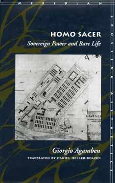 Homo Sacer: Sovereign Power and Bare Life (Meridian: Crossing Aesthetics)