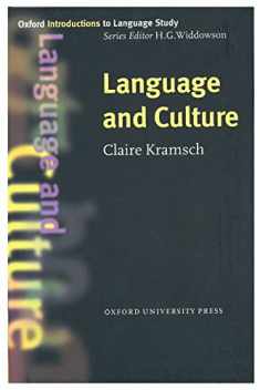 Language and Culture (Oxford Introductions to Language Study)