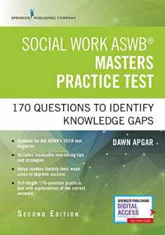 Social Work ASWB Masters Practice Test: 170 Questions to Identify Knowledge Gaps (Book + Digital Access)