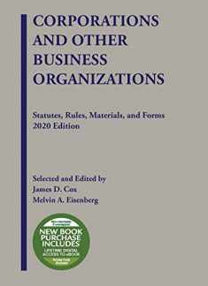 Corporations and Other Business Organizations, Statutes, Rules, Materials, and Forms, 2020 (Selected Statutes)