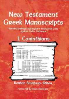 New Testament Greek Manuscripts: 1 Corinthians