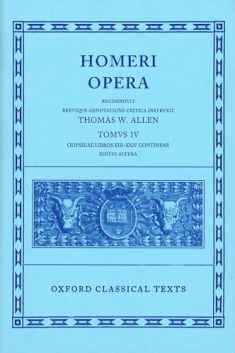 The Odyssey, Books 13-24 (Oxford Classical Texts: Homeri Opera, Vol. 4)