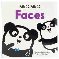 Faces: Panda Panda Board Book (Learning Face Parts Baby to Toddler) (Panda Panda Board Books)