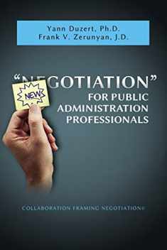 Newgotiation For Public Administration Professionals