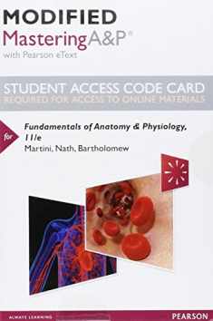 Modified Mastering A&P with Pearson eText -- Standalone Access Card -- for Fundamentals of Anatomy & Physiology (11th Edition)