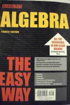 Algebra the Easy Way (Barron's Easy Series)