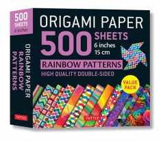 Origami Paper 500 sheets Rainbow Patterns 6" (15 cm): Tuttle Origami Paper: Double-Sided Origami Sheets Printed with 12 Different Designs (Instructions for 6 Projects Included)