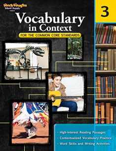Vocabulary in Context for the Common Core Standards: Reproducible Grade 3