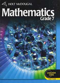Holt McDougal Mathematics: Student Edition Grade 7 2012