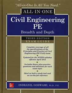 Civil Engineering All-In-One PE Exam Guide: Breadth and Depth, Third Edition