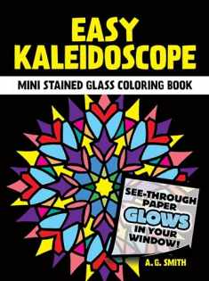 Dover Easy Kaleidoscope Stained Glass Coloring Book (Dover Little Activity Books: Art & Desig)