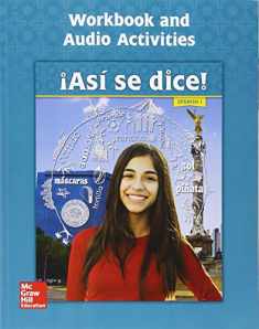Asi se dice! Level 1, Workbook and Audio Activities (SPANISH)