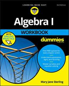 Algebra I Workbook For Dummies, 3rd Edition