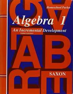 Saxon Algebra 1 Tests and Answer Key Third Edition