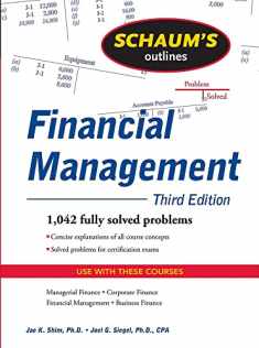 Schaum's Outline of Financial Management, Third Edition (Schaum's Outlines)