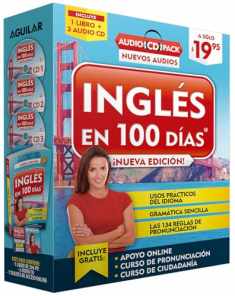 Inglés en 100 días - Curso de Inglés - Audio Pack (Libro + 3 CD's Audio) / English in 100 Days Audio Pack (Spanish Edition)