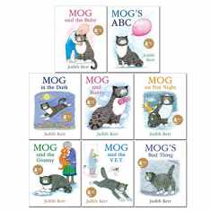 Mog The Cat Books Series 8 Books Collection Set Pack By Judith Kerr (Mog and The Baby, Mog's ABC, Mog in the Dark, Mog and Bunny, Mog on Fox Night, Mog and the Granny, Mog and the V.E.T & Bad Thing)