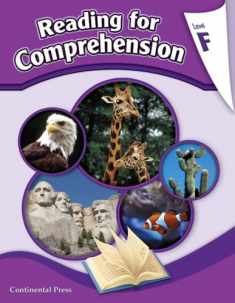 Reading Comprehension Workbook: Reading for Comprehension, Level F - 6th Grade