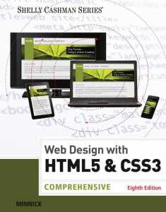 Web Design with HTML & CSS3: Comprehensive (Shelly Cashman Series)